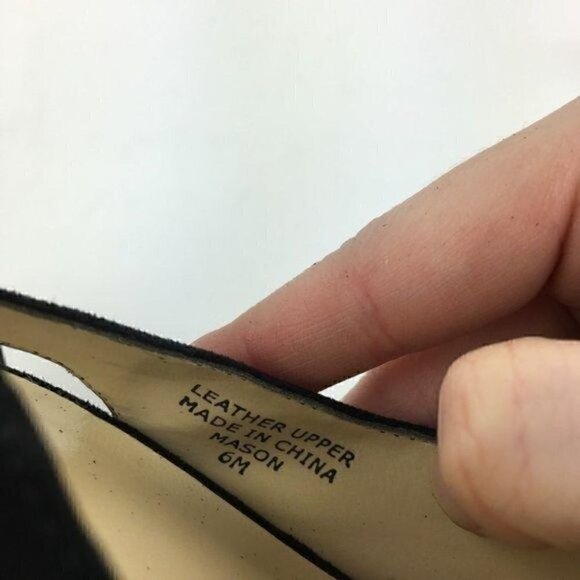 Karen Scott Womens Heels Size 6 Mason Black Suede 80s 90s - Picture 8 of 8